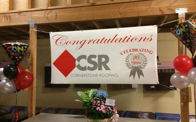 Cornerstone Roofing celebrates 20 years in business