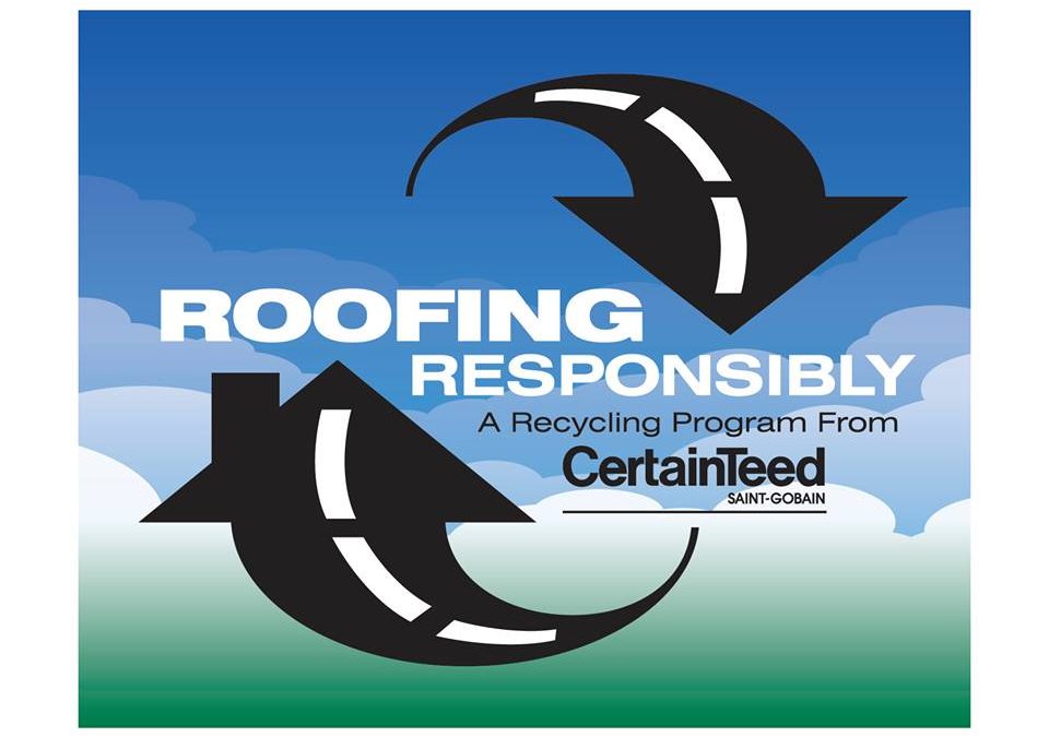 CertainTeed Roofing Responsibly Recycling Program Test