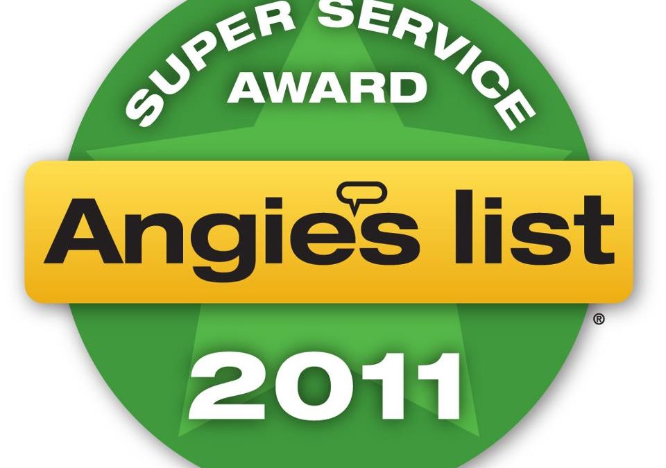 Cornerstone Roofing earns 2011 Angie’s List Super Service Award
