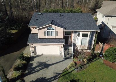 CertainTeed NorthGate Max Def Moire Black Asphalt Composition Shingle New Roof Replacement in Bothell Washington